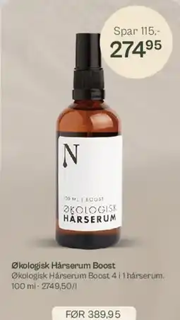 Helsam Økologisk Hårserum Boost tilbud