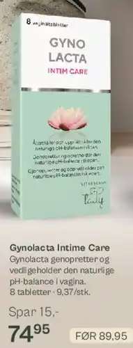 Helsam Gynolacta Intime Care tilbud