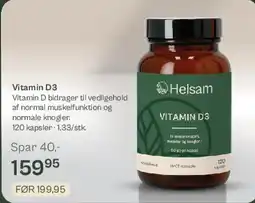 Helsam Vitamin D3 tilbud