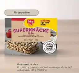 Helsam Knækbrød m. chia (Superknäcke Chia) tilbud