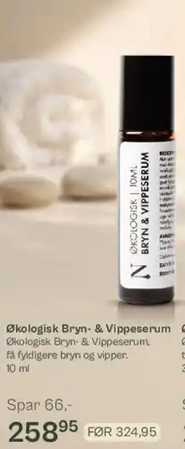 Helsam Økologisk Bryn- & Vippeserum tilbud