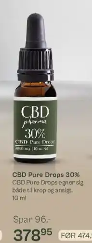 Helsam CBD Pure Drops 30% tilbud