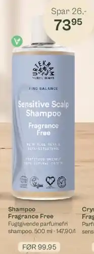 Helsam Sensitive Scalp Shampoo / Fragrance Free tilbud
