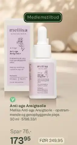 Helsam Anti-age Ansigtsolie tilbud