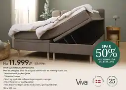 SENG VIVA LUX OPBEVARINGSSENG tilbud