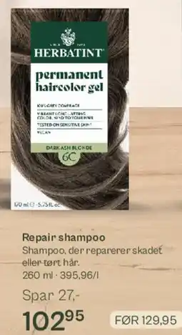 Helsam Permanent haircolor gel tilbud