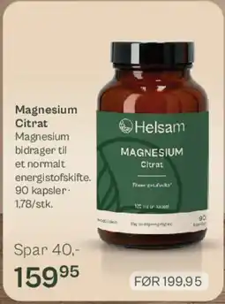 Helsam Magnesium Citrat tilbud