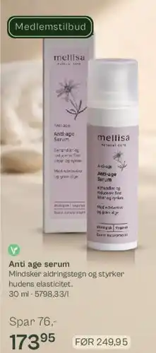 Helsam Anti age serum tilbud