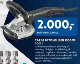Davidsen Carat betonsliber 1900 w rg125 tilbud