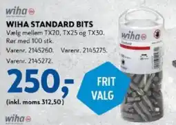 Davidsen Wiha Standard Bits tilbud