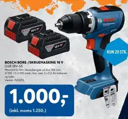 Davidsen Bosch bore-/skruemaskine 18 v tilbud