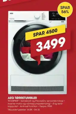 Punkt1 AEG tørretumbler tilbud