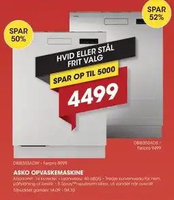 Punkt1 Asko opvaskemaskine tilbud