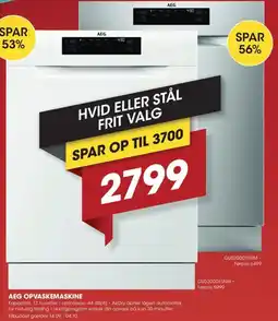 Punkt1 AEG opvaskemaskine tilbud