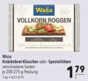 Wasa Knäckebrot-Klassiker oder -Spezialitäten
