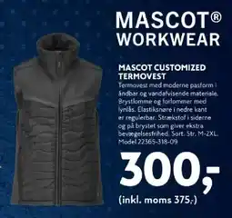 Davidsen Mascot customized termovest tilbud