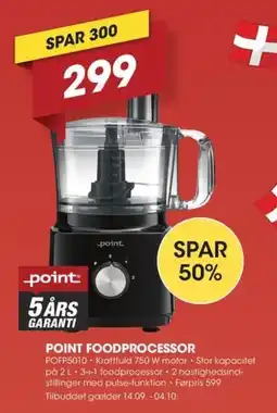 Punkt1 Point foodprocessor tilbud