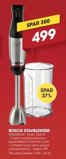 Punkt1 Bosch stavblender tilbud