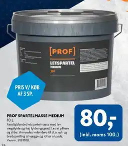 Davidsen Prof spartelmasse medium tilbud