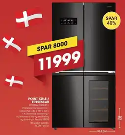 Punkt1 Point køle-/fryseskab tilbud