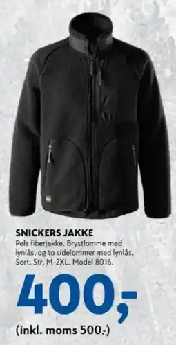 Davidsen Snickers jakke tilbud