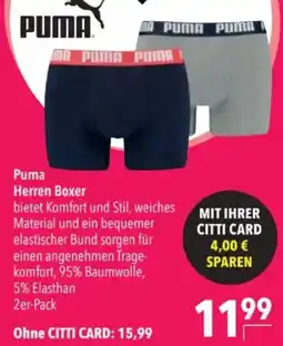 Citti Puma Herren Boxer tilbud