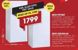 Punkt1 Senz fryser tilbud
