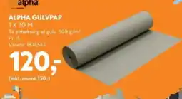 Davidsen Alpha gulvpap tilbud