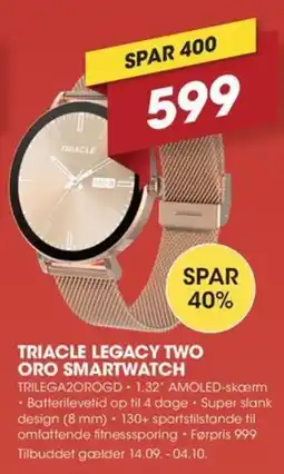 Punkt1 Triacle Legacy Two Oro Smartwatch tilbud