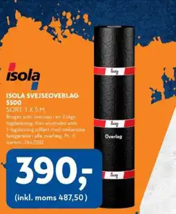 Davidsen Isola svejseoverlag 5500 tilbud