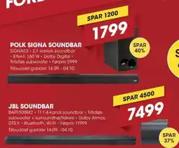 Punkt1 Polk Signa Soundbar tilbud