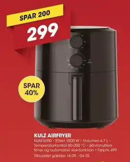 Punkt1 Kulz airfryer tilbud
