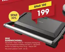 Punkt1 Senz sandwichgrill tilbud