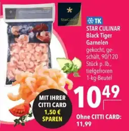 Citti StarCulinair black tiger garnelen tilbud