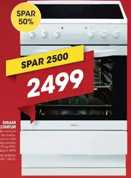 Punkt1 Gram komfur tilbud