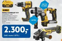 Davidsen DeWalt kombisæt 18 V tilbud