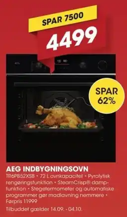Punkt1 Aeg indbygningsovn tilbud