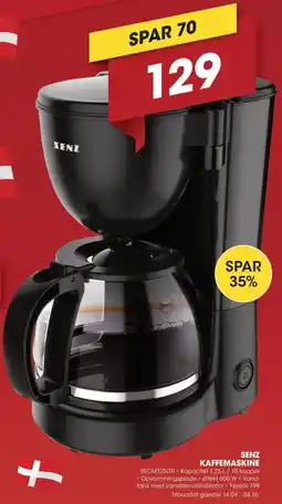 Punkt1 Senz kaffemaskine tilbud