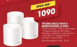 Punkt1 Tp-link Deco Wi-fi 6 Mesh-router tilbud