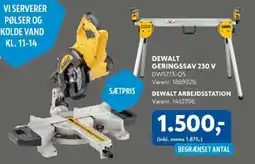 Davidsen DeWalt geringssav 230 v tilbud