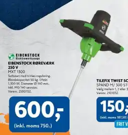 Davidsen Eibenstock røreværk mxt 1300 tilbud