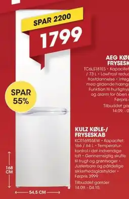 Punkt1 Aeg Køleskab tilbud