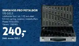 Davidsen Irwin Hss Pro Metalbor tilbud