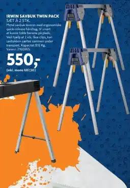 Davidsen Irwin savbuk twin pack tilbud