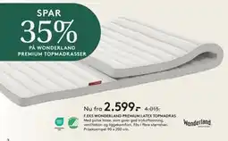 SENG WONDERLAND PREMIUM TOPMADRASSER tilbud