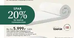 SENG TEMPUR FORM TOPMADRAS 5 CM tilbud