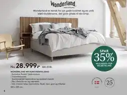 SENG WONDERLAND W9 KONTINENTALSENG tilbud