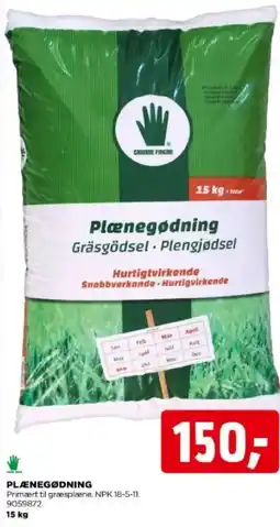 jem & fix Grønne Fingre Plænegødning tilbud