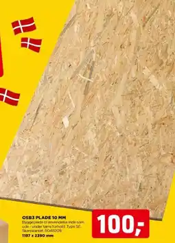 jem & fix Osb3 Plade 10 Mm tilbud