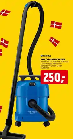 jem & fix Nilfisk tør/vådstøvsuger tilbud